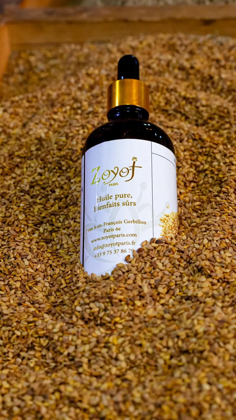 Zeyof argan oil bottle on argan seeds and nuts - Dragonzay Photography