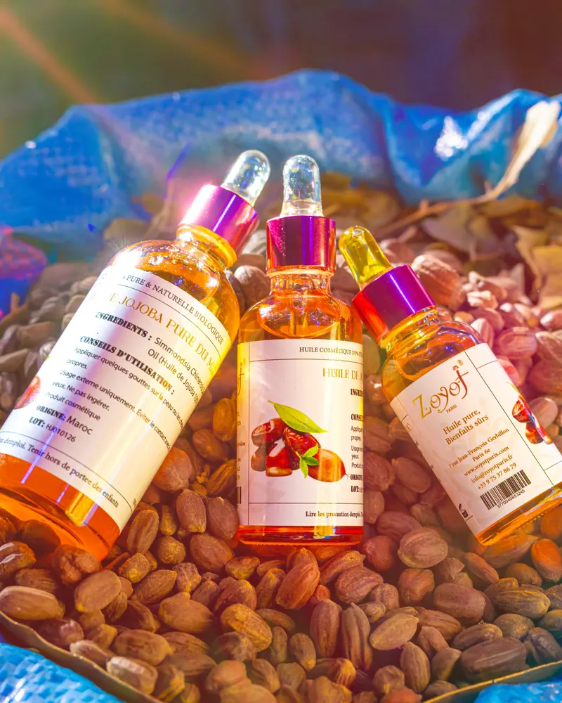 Zeyof cosmetic oil bottles on seeds - Dragonzay Photography