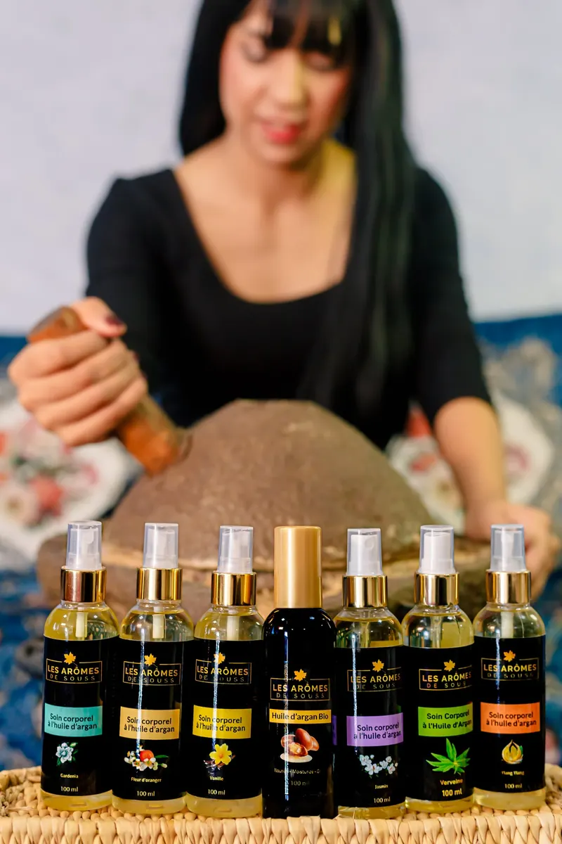 Gamme d huiles Les Arômes avec huile d argan et figue de barbarie - Dragonzay Photography